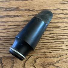 Gomma dura vintage [tipo flusso d'aria Selmer? Anni 20?] Boccaglio sax tenore B5