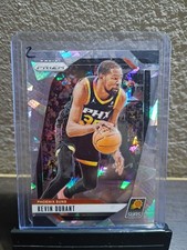 Kevin Durant 2024-25 Prizm Silver Cracked Ice Prizm Card No. 187 Phoenix Suns
