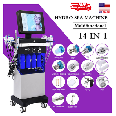 #ad 14in1 Hydra Spa Facial Beauty Machine Hydro Dermabrasion Face Skin Cleaning Face $879.00