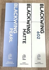 Blackwing Pearl, Matte & 602 Graphite Pencils 36 Total BRAND NEW
