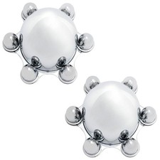 Chrome 6lug Spider Hub Cap Pair 19471972 Chevroletgmc Pickup Bull Chrome 6lug Spider Hub Cap Pair 19471972 Chevroletgmc Pickup Bull