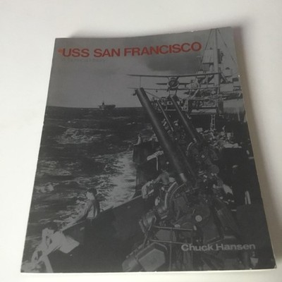 USS SAN FRANCISCO . TECHNICAL HISTORY . Rare vintage leaflet. Fast Free shipping