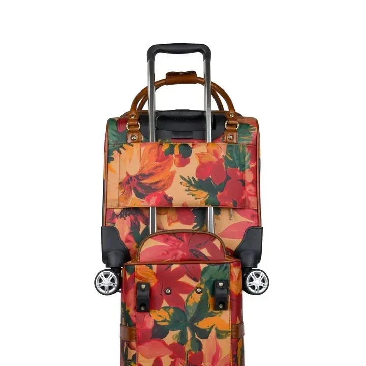 Patricia Nash Avola Trolley Duffel - Весенний Мульти Новый с Ярлыками Так красиво!! - Изображение 3 из 4