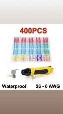 400PCS Solder Seal Wire Connectors with Heat Gun Solder Stick Wire Connectors