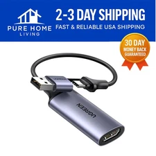 High-Speed 4K HDMI Capture Card - Versatile USB-A/USB-C for Gamers & Educators