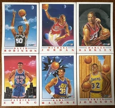 1991 Fleer NBA Basketball Complete Pro-Visions Insert Set Jordan Barkley & Magic