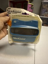 Vintage 1990s Tyco View-Master Model L Blue Viewer Orange Disc Lever