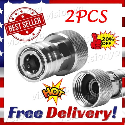 #ad 2xGarden Hose to Pressure Washer Adapter 3 4” GHT to 1 4” Quick Connect 20% OFF $23.73