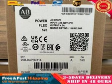 New Allen Bradley 25B-D4P0N114 SER A Powerflex 525 AC Drive 2HP Surplus SEALED