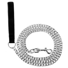 Chain Heavy Duty Metal Dog Leash 6FT Stainless Steel Cuban Link Chain Labor C...