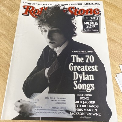 Bob Dylan Rolling Stone Magazine Issue 1131 On 5/26/11