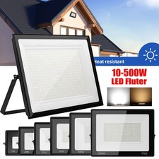 10W-500W LED Strahler Außen Fluter Flutlicht Baustrahler 230V Scheinwerfer IP65
