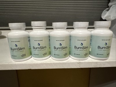 (5 Pack) BurnSlim Advanced Energy & Fitness Supplement Burn Slim 300 Capsules