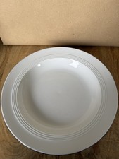 Friesland  Jeverland Kleine Brise Suppenteller tief weiß blau Porzellan