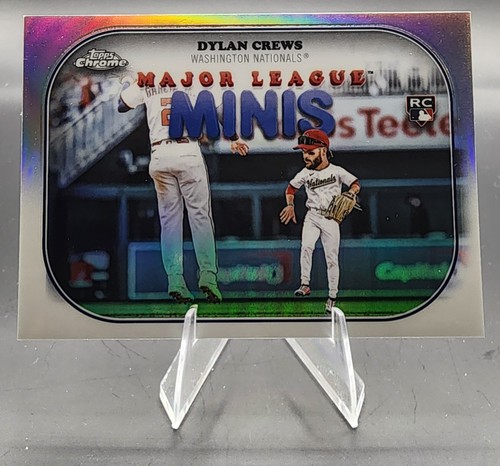 Dylan Crews #MM-8 2025 Topps Chrome Update Major League Mini card