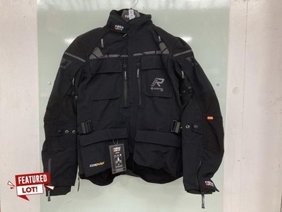 RUKKA EXPLORE R JKT. SCHWARZE MOTORRADJACKE GR 50.