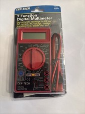 Cen-tech 7 Function Digital Multimeter By Harbor Freight Tools - New Sealed Cen-tech 7 Function Digital Multimeter By Harbor Freight Tools - New Sealed