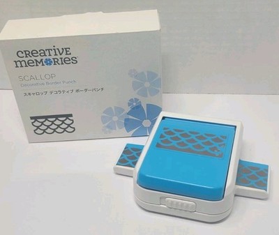 creative memories decorative border punch - SCALLOP With Box