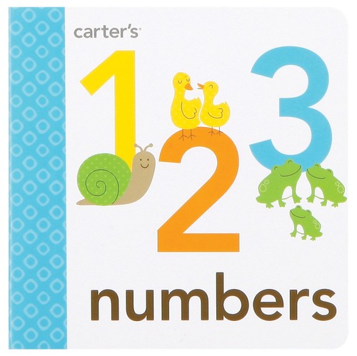 Carter's BBB1-11251 Learn to Count Number Board Book for Toddlers and Babies...