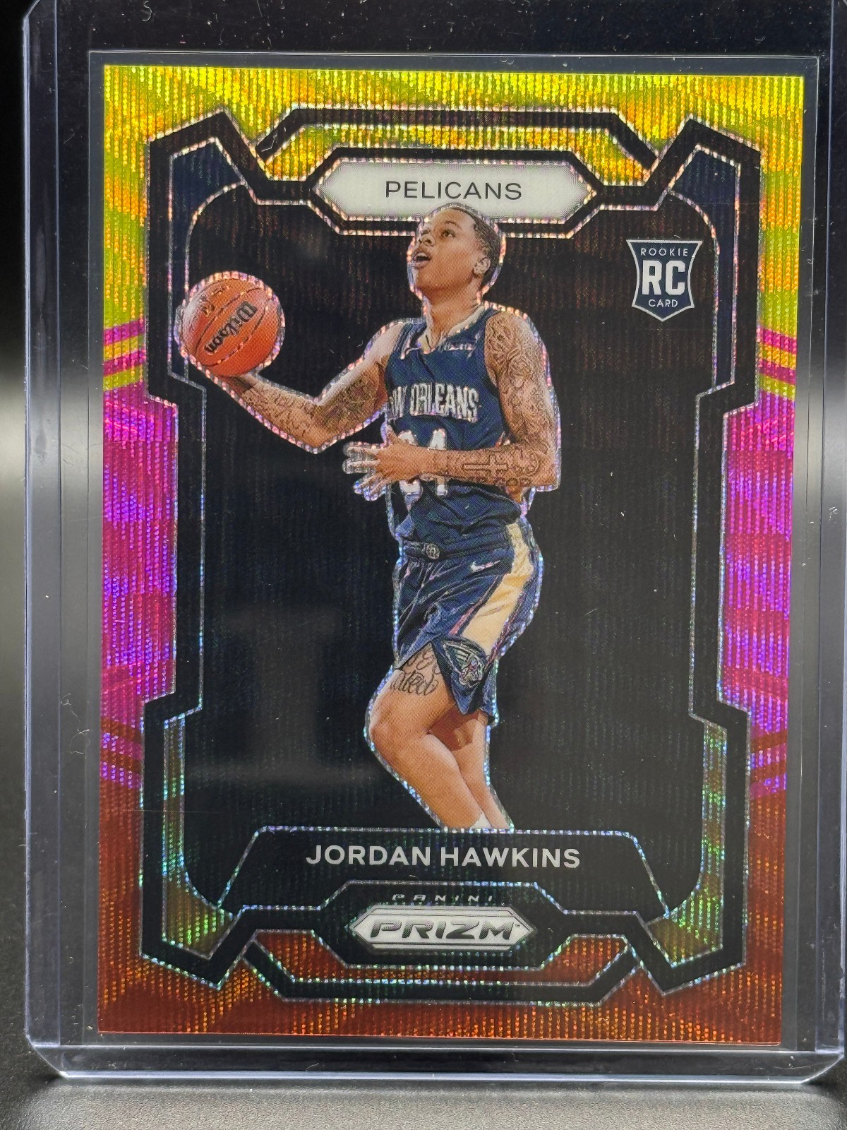 2023-24 Panini Prizm- Jordan Hawkins #130 Tri-Color Prizm /88