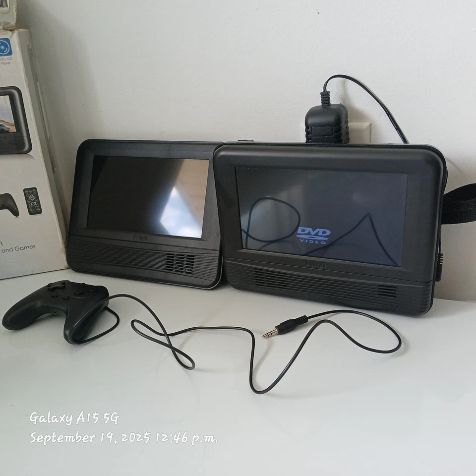 RCA 7" Mobile DVD System Dual (TESTED) (Adapter not included, missing a button) - Image 3 of 4