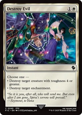 MTG Destroy Evil [FINAL FANTASY Commander] Near Mint Magic
