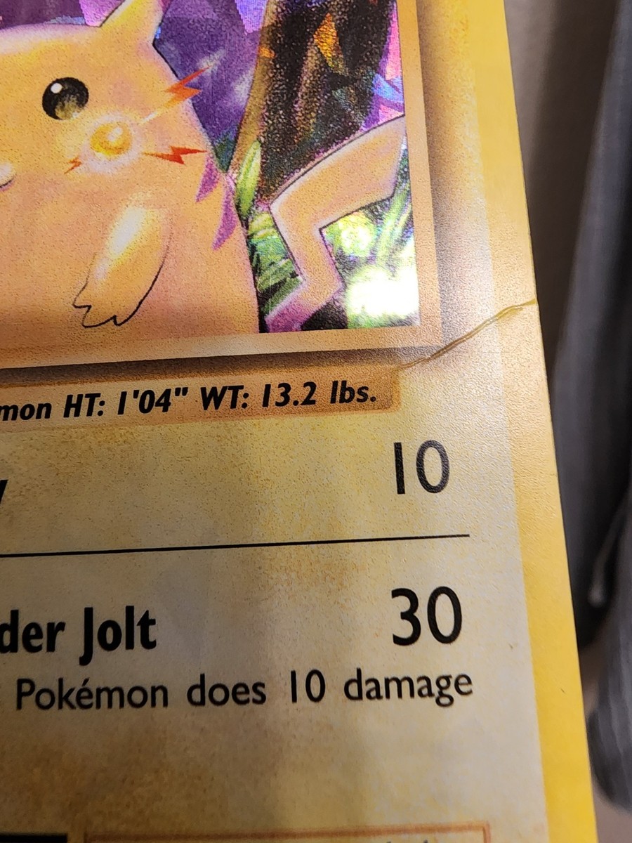 Pokemon Pikachu 35/108 Evolutions Cracked Ice Holo Rare Promo MP