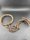 Civil War Era Hand-Forged Iron Ring & Chain Relic – Found Virginia Post Chain