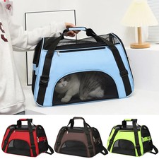 Portable Dog Cat Carrier Bag Pet Puppy Travel Bags Foldable Cats Handbag Travel