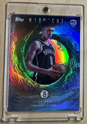 2025-26 Topps Midnight Nightshade #NS-28 Egor Demin Nets RC Rookie SSP CASE HIT
