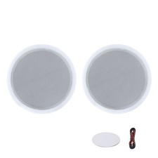 Bluetooth Ceiling Speakers, 8", In Ceiling In - Wall Speaker System with