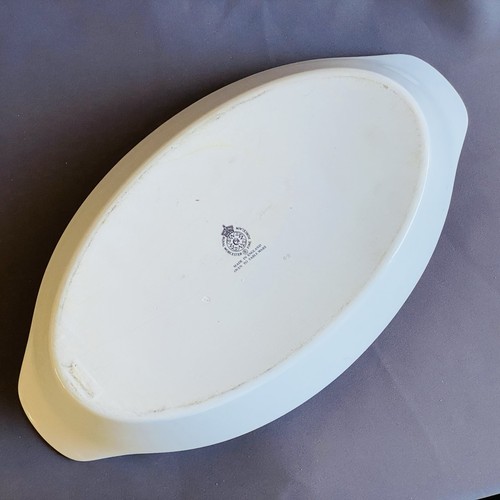 Royal Worcester Evesham Vale Oval Serving Dish 14 in “English China Fruit” - EUC - Picture 5 of 6
