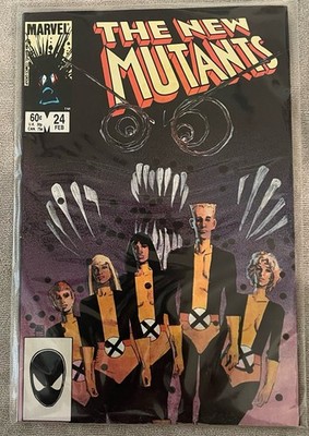 NEW MUTANTS #24 ~ VF/NM 1985 MARVEL COMICS ~ BILL SIENKIEWICZ COVER & ART