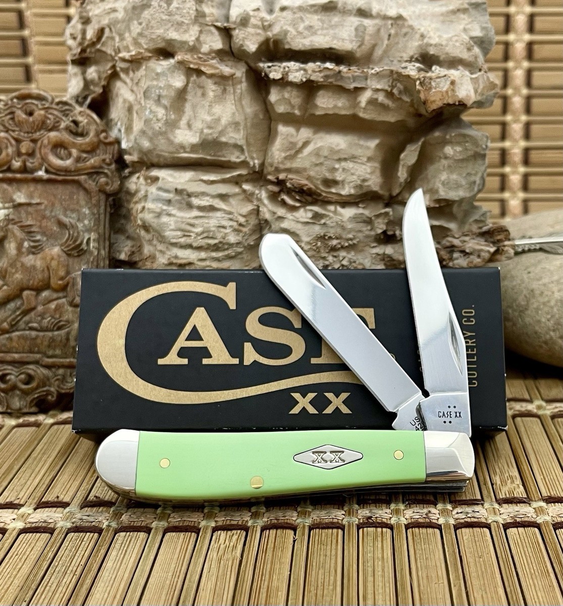 Case XX USA 2026 Smooth Mint Green 63831 Stainless Mini Trapper