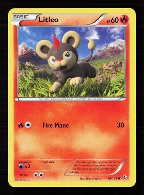 Litleo (19) 19/106 Pokemon TCG XY - Flashfire MP