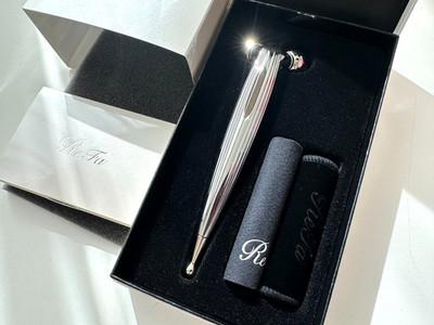 NEW ReFa S CARAT RAY RF-SR2150B Facial Roller Platinum Beauty Tool Made in Japan