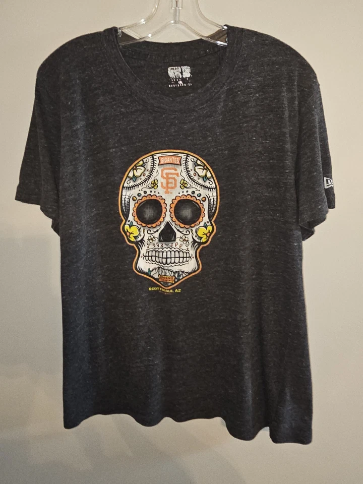 San Francisco Giants 2020 Spring Training Large Mens Gray Graphic Logo Tee MLB  - Image 3 of 4