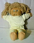 Vintage 1982 Cabbage Patch Kid Doll ~ 17" Tall ~ CPK Outfit ~ Coleco ~ Hair Cut