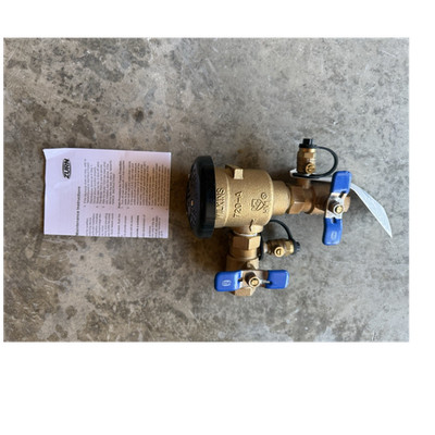 Zurn 720A Double Check Assembly Backflow Preventer 3/4 in Manual