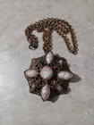Vintage Confetti Copper Pendant Necklace — photo 1