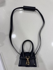 Jacquemus le Chiquito Mini Black Leather Shoulder Bag