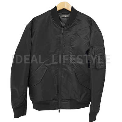 美品 XL BRIEFING HYBRID DOWN MA-1 JACKET UNIQLO +J Hybrid Down Oversized MA-1 Blouson S-4XL Gray Black Men