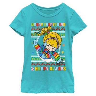 Girl's Rainbow Brite Merry Everything Happy Always T-Shirt