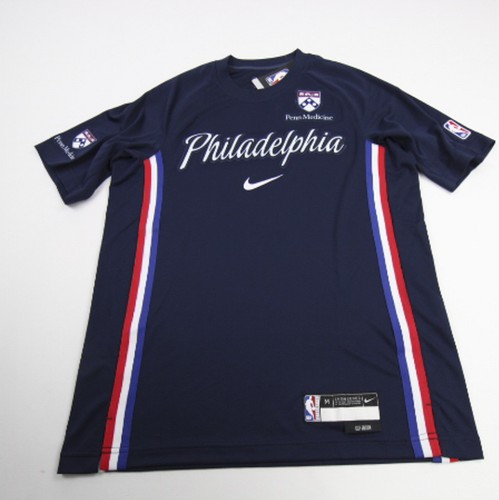 Philadelphia 76ers Nike NBA Authentics Dri-Fit Short Sleeve Shirt