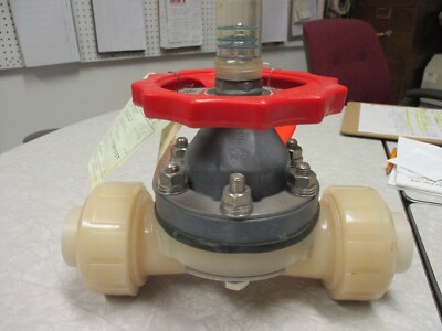 Diaphragm Valve Asahi 1 1 2 Spigot Butt End Hard Upvc Body Ptfe Seat Fc Ebay