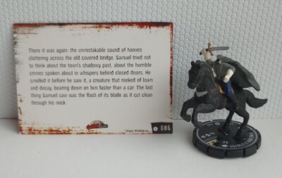 Horrorclix Headless Horseman #086 Unique Used Base Set Figure with
