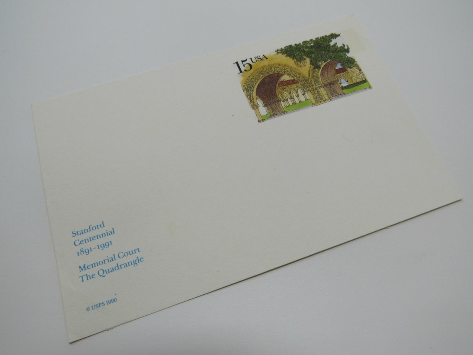 USPS Scott UX150 15c Stanford University Quadrangle Postal Card