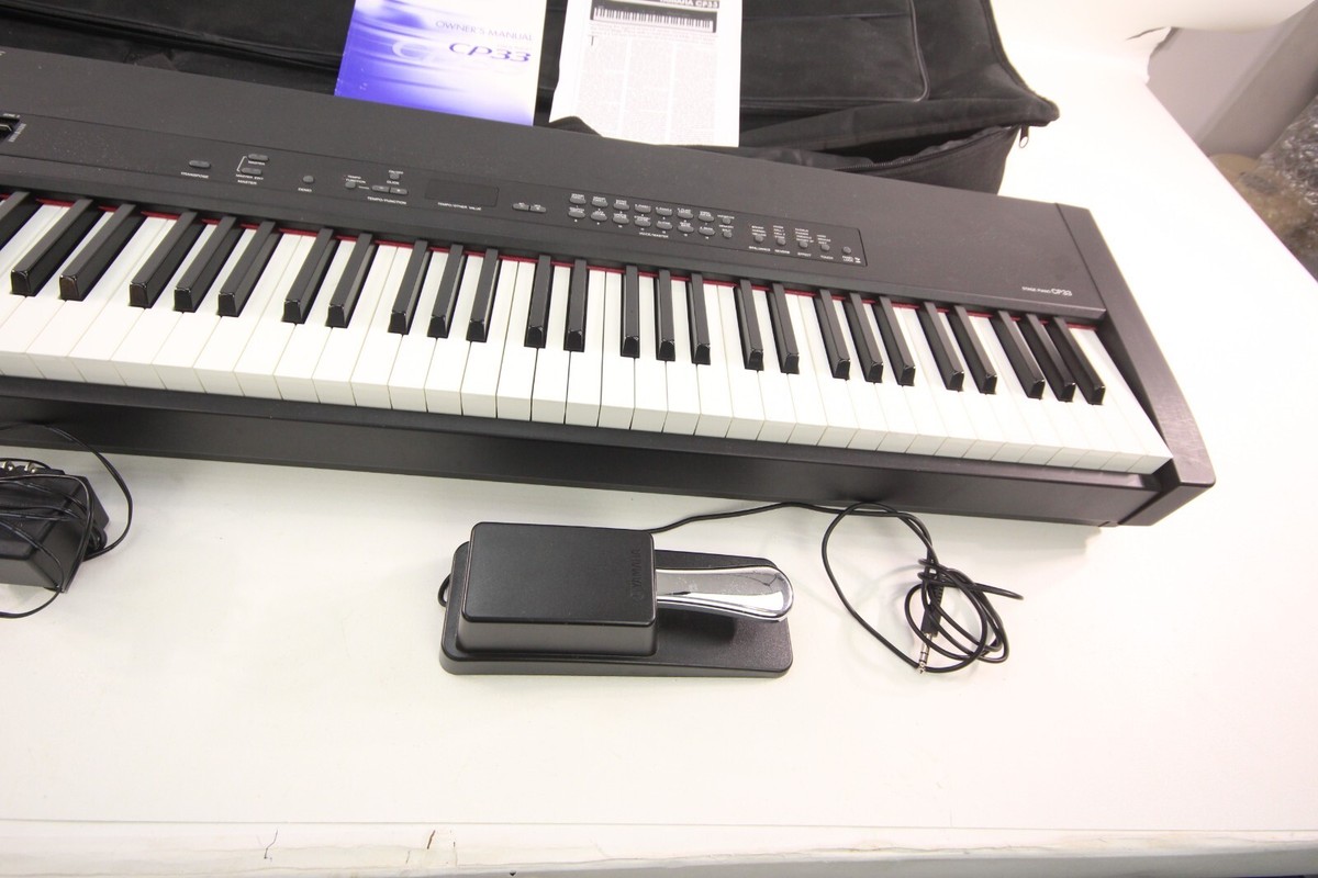 K♢131 ヤマハ ステージピアノ CP33 Yamaha STAGE PIANO CP 33 Keyboard MIDI WITH STAND CASE PEDAL