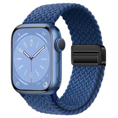 Magnetic Nylon Loop Strap for Apple Watch Series 10 9 8 7 6 5 SE 4 Ultra 2 Band - Picture 12 of 84