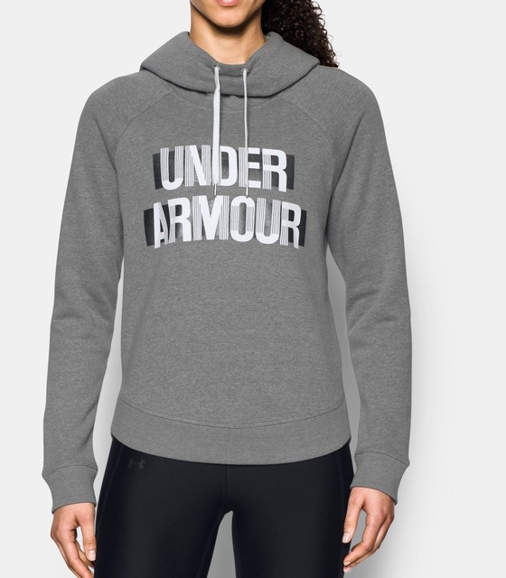 under armour women's favorite fleece wordmark hoodie